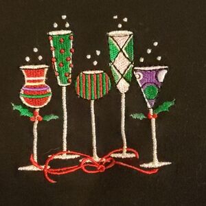 KB & Company brand party glasses top size Large